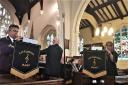 Littleport Band soloists James Stygall and Jan W Hall during last Sunday's concert at St George's Church.