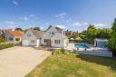 The Croft in Bures has a heated swimming pool