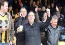 Simon Dobbin, before he was injured, at a Cambridge United match.