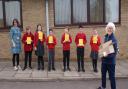 Pupils at Robert Arkenstall Primary School in Haddenham were gifted Molly Dyson’s new wild flower book Wayside Flowers of Haddenham.