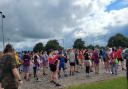 Always party time at the start of Littleport parkrun!