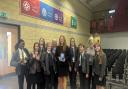 Welsh author Manon Steffan Ross visited a college in Ely