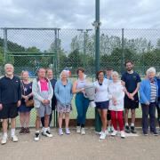The Roland Garros open day at Ely Tennis Club.