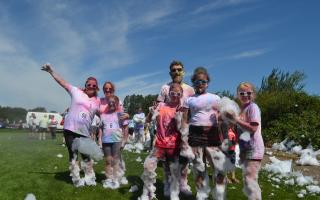 This year's Colour Blast raised a huge sum for charity.
