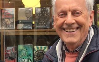 Gyles Brandreth visited Topping & Company Booksellers of Ely in 2021