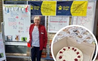 Greater Anglia staff at Ely railway station are fundraising for a guide dog to be named after a former colleague who died recently.