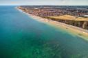 The art deco hotel will look over Britain's 'Barrier Reef' - a chalk reef off the coast of Cromer and Sheringham