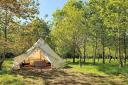 A glamping pod at the Gallops site in Hingham