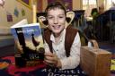 Alex Metcalfe, eight, dressed as the BFG for Cumwhinton Primary School's Roald Dahl Story Day