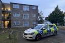 Police at scene of murder in Mile Cross