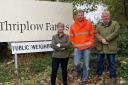 Pippa Heylings met with farmers at Thriplow Farms to discuss family farm tax