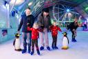 The real ice rink at Winter Wonderland Norwich