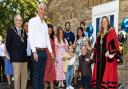 Annabelle Davis Centre opening,  Wisbech, with Warwick Davis, his daughter Annabelle, MP Steve Barclay. Wisbech Mayor Sue Wallwork and Alex Miscandlon, FDC chair.