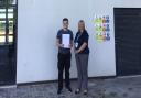 Oliver Woods is the first student at Highfield Littleport Academy, an area special school, to receive a GCSE.