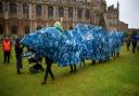 Eel-izabeth (the new Ely eel) celebrated the Platinum Jubilee with a parade through the city, prior to a day of festivities, marking the end of four days of events in the city.