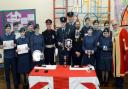 1094 Ely squadron Royal Air Force air cadets with then mayor Cllr Mike Rouse