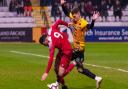 Action from Ely City vs Cambridge United Development in the Cambs Invitation Cup.