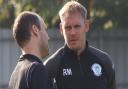 Robbie Mason (right) felt Soham Town Rangers missed a 