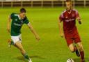 Ely City (pictured in action vs Lakenheath) responded to midweek defeat with a 3-0 win at Hadleigh United.