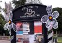 Colourful installations were presented by Ely City WI on Palace Green and St Mary’s Green in Ely.