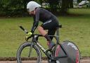 Rob Golding at the ECCA 25-mile time trial championship race near Cambourne.