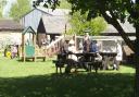 The picnic and play area at Farmland Museum and Denny Abbey in Waterbeach, which will reopen this month.