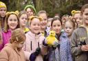 Ely Girlguiding groups took part in a litter pick to raise more than £1,300 as part of a joint campaign with Children in Need.