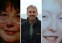 (L-R): Jennifer Taylor, Steven Moir, Kathleen Pitts, who were all killed on the Guided Busway.