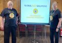 Rotary Club of Ely members John and Fiona Miles