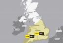 The Met Office has issued a yellow weather warning for heavy rain across Cambridgeshire.