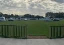 Travellers in caravans settled at Witchford recreation ground on July 26.