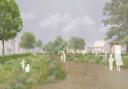 Illustrative image of proposed 540 home development in Soham.