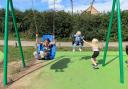 The new play area in Littleport