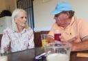 Cathy and Stephen enjoy a chinwag at the Afternoon Music Club