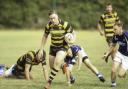 Hat-trick try scorer Matt McCarthy.