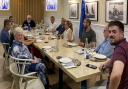 Rotary Club of Ely member visited a meeting of the Rotary Club in Torrevieja, Spain, while on holiday