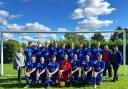 The Crown Inn sponsored Littleport Town FC  kit