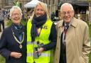 The Mayor and Mayoress of Ely - who opened the event - with Visit Ely's Anna Bennett