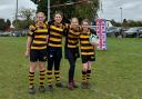 Ely Tigers Rugby Club hosted a game of rugby played by two teams of U14s Girls. 