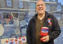 Martin Goodearl, chair of the town's Royal British Legion branch, is also a Poppy Appeal organiser.