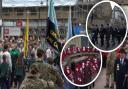 Huge crowds gathered in Ely for Remembrance Sunday.