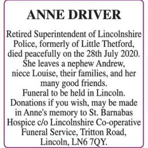 ANNE DRIVER