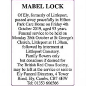 MABEL LOCK