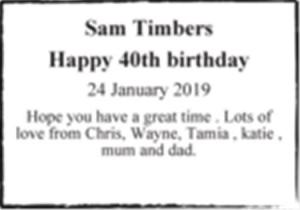 Sam Timbers