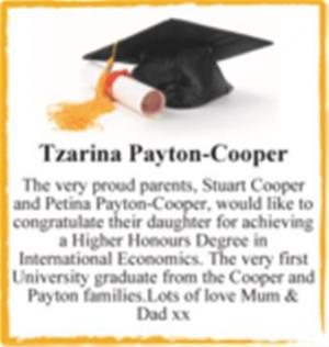 Tzarina Payton-Cooper