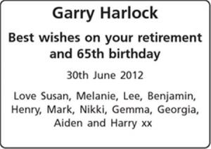 Garry Harlock