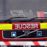 Seven fire crews called to a plant hire building near Newmarket