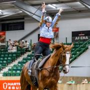 Disabled riders from Cambridgeshire competed in the Riding for the Disabled Association (RDA) national championships earlier this month, winning eight rosettes.