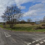 Two vehicles have been involved in a collision near the Suffolk village of Eriswell