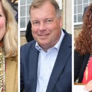 Happiness is when you come together? Power sharing trio sign historic agreement to run Cambridgeshire County Council.  From left: Cllr Lucy Nethsingha (Lib Dem and leader elect), Cllr Tom Sanderson (Independent), and Cllr Elisa Meschini (Labour, deputy